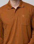 Cole Long Sleeve Polo Shirt Solid 1 Jersey