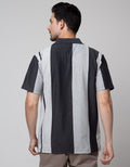 Cole Short Sleeve Polo Shirt Stripe Vertical