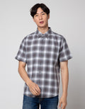 Cole Short Sleeve Shirt Check 1 Pocket
