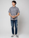 Cole Short Sleeve Shirt Check 1 Pocket