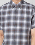 Cole Short Sleeve Shirt Check 1 Pocket