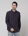 Cole Long Sleeve Shirt Med Check 2 Pocket West