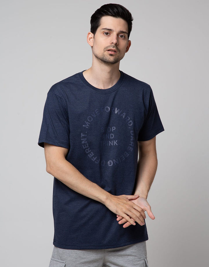 Cole Short Sleeve T-Shirt Print Stop & Think