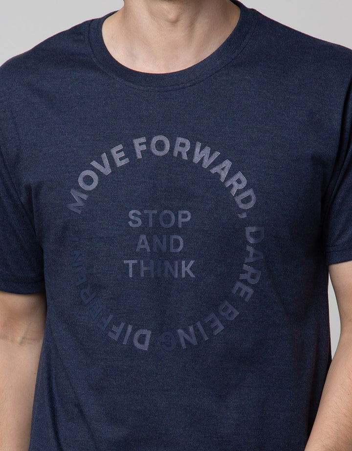 Cole Short Sleeve T-Shirt Print Stop & Think