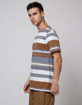 Cole Short Sleeve T-Shirt Stripe Engineering Kombinasi