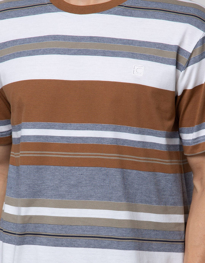 Cole Short Sleeve T-Shirt Stripe Engineering Kombinasi
