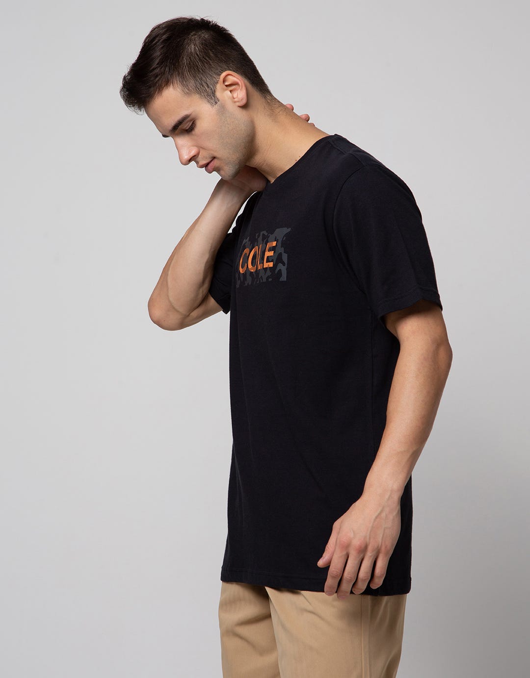 Cole Short Sleeve T-Shirt Print Silhouette