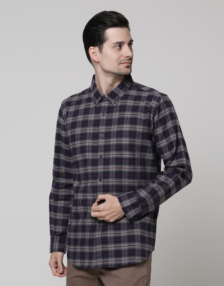 LS SHIRT WOVEN MED C