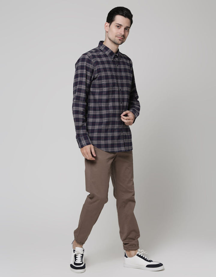 LS SHIRT WOVEN MED C