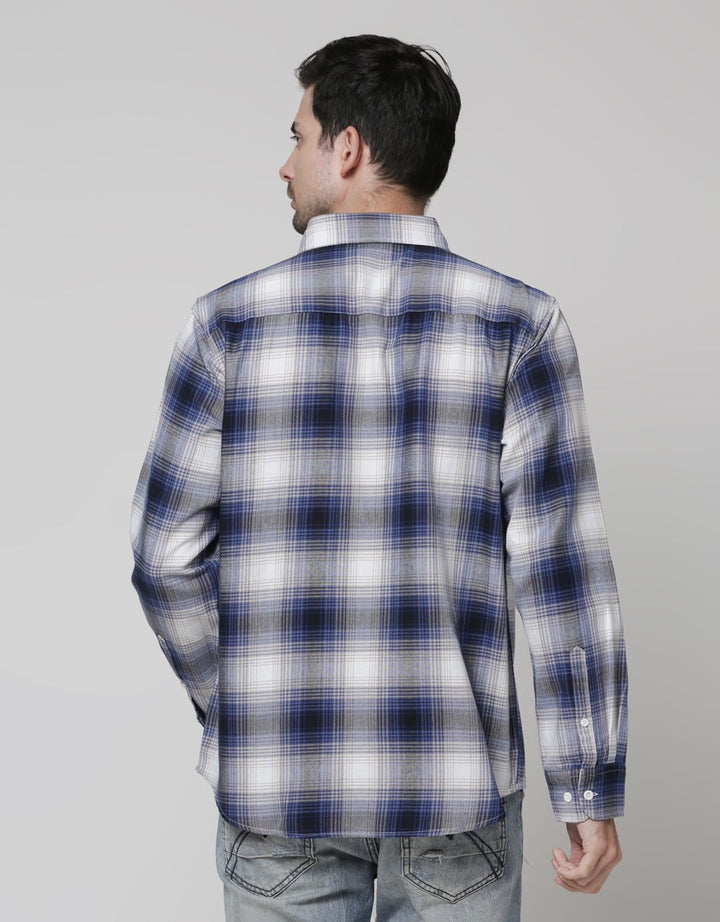 Cole Long Sleeve Shirt Med Check 1 Pocket