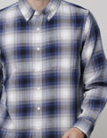 Cole Long Sleeve Shirt Med Check 1 Pocket