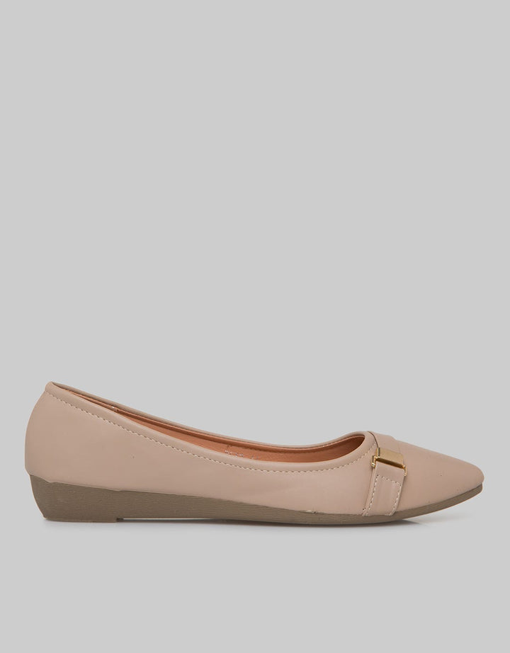 St. Yves Ballerinas Pointy Sepatu Flat Wanita