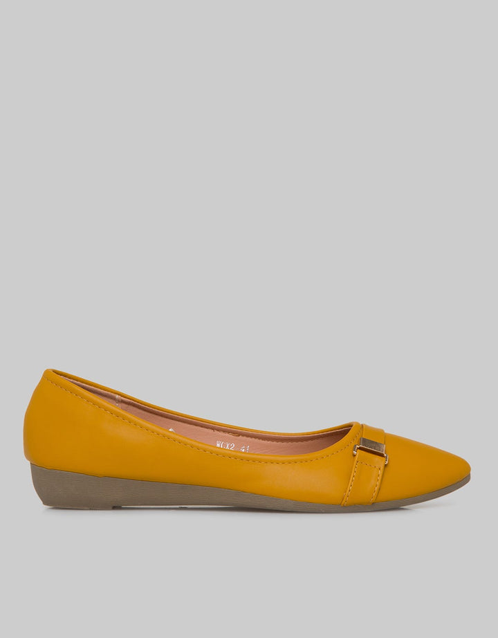 St. Yves Ballerinas Pointy Sepatu Flat Wanita