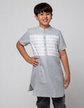 Nevada Short Sleeve Shirt Bamus Gamis Ulos Chest Embroidery