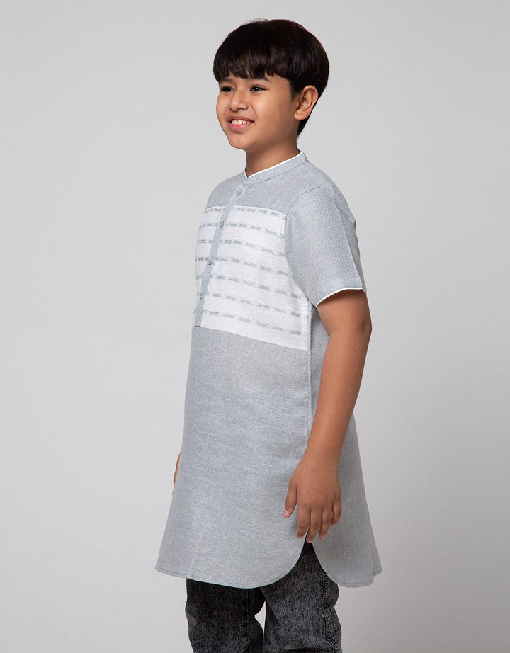 Nevada Short Sleeve Shirt Bamus Gamis Ulos Bordir Dada