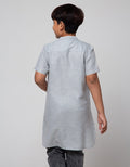 Nevada Short Sleeve Shirt Bamus Gamis Ulos Chest Embroidery