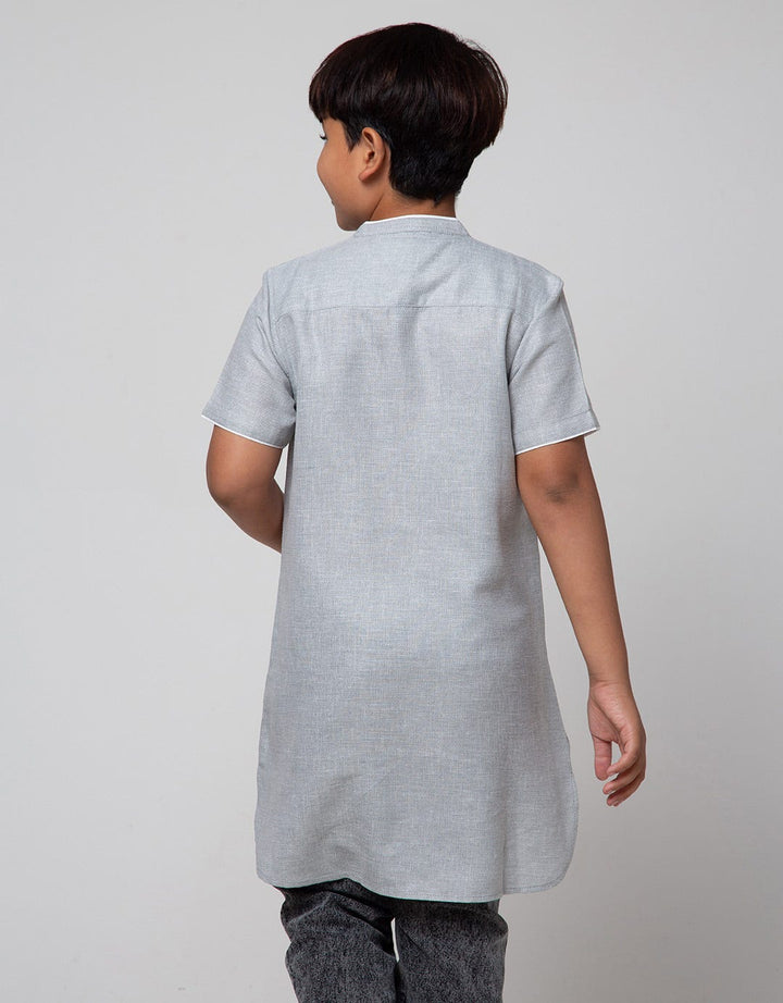 Nevada Short Sleeve Shirt Bamus Gamis Ulos Bordir Dada