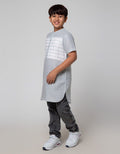Nevada Short Sleeve Shirt Bamus Gamis Ulos Chest Embroidery