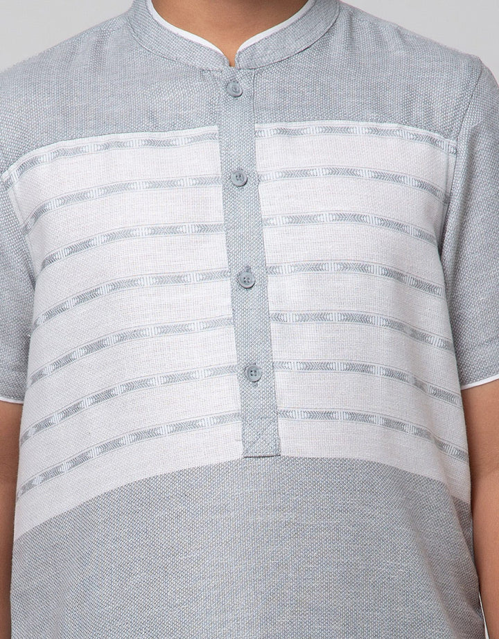 Nevada Short Sleeve Shirt Bamus Gamis Ulos Bordir Dada