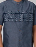 Nevada Ulos Print Baju Muslim Anak Laki-Laki