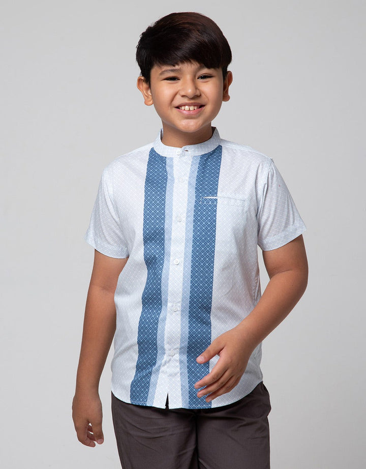 Nevada Short Sleeve Shirt Bamus Door Geometry Print