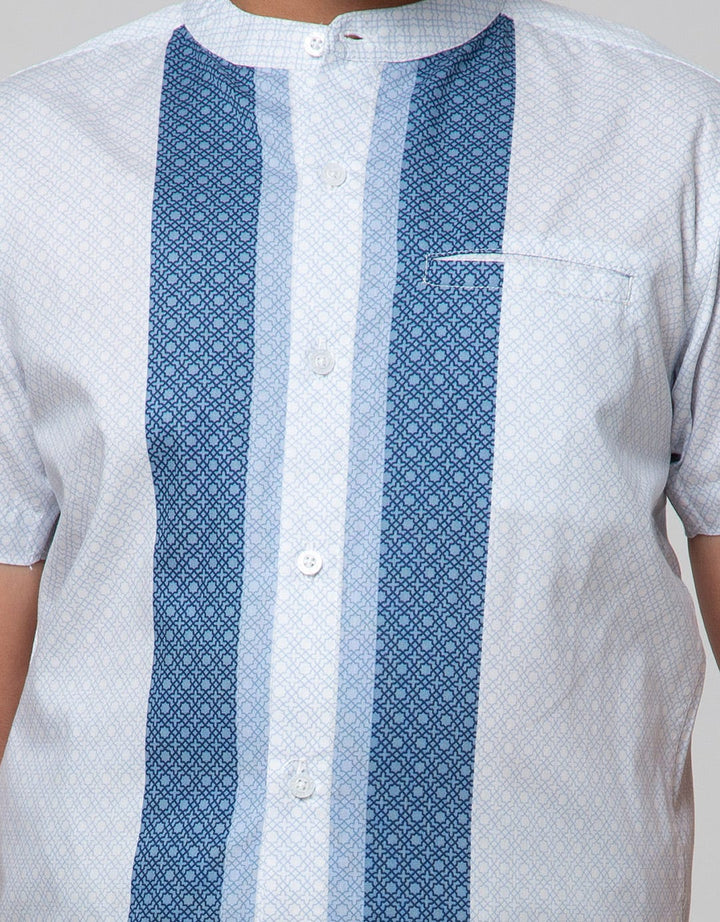 Nevada Short Sleeve Shirt Bamus Door Geometry Print