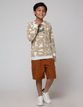 Nevada Abstract Print Sweater Anak Laki-Laki