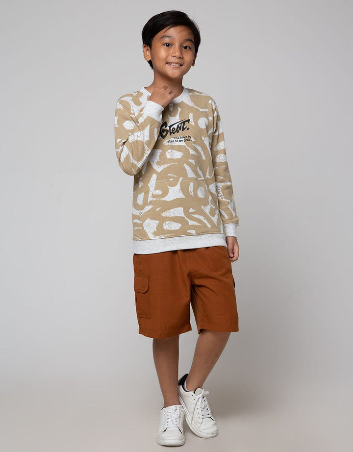 Nevada Abstract Print Sweater Anak Laki-Laki