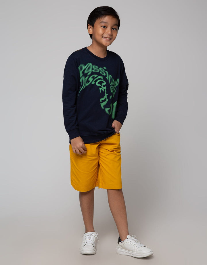 Nevada Passion Print Sweater Anak Laki-Laki