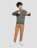 Nevada Non Hoodie Cut N Sew W Pocket Sweater Anak Laki-Laki