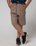 Nevada Short Woven Relaxed Oxford Leno Solid Cargo