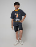 Nevada Denim Shorts Karet Destroy Loosefit