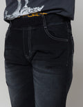 Nevada Denim Shorts Karet Destroy Loosefit