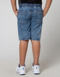 Nevada Denim Shorts Loosfit Rubber
