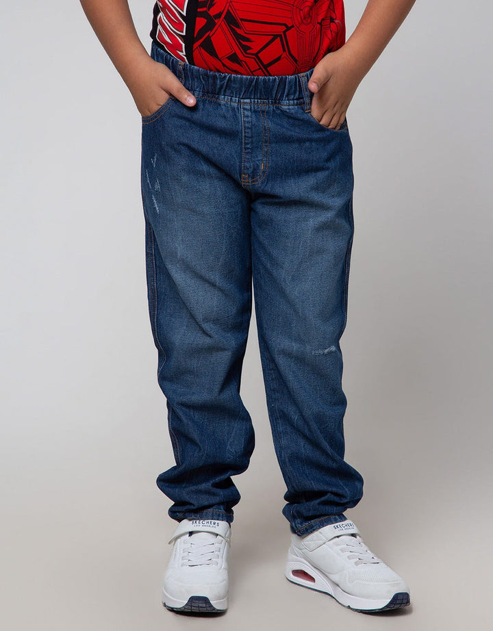 Nevada Denim Pants Karet Destroy Loosfit
