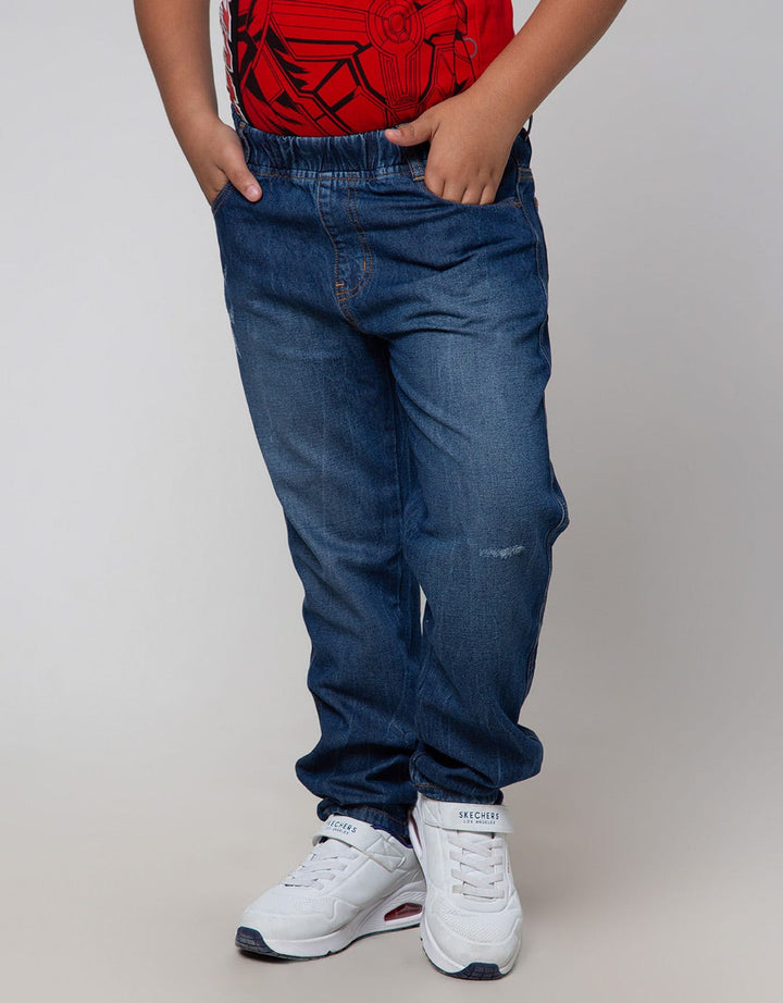 Nevada Denim Pants Karet Destroy Loosfit