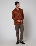 Arjuna Weda Men's Sido Luhur Batik Shirt