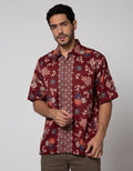 Arjuna Weda Hem Batik Jlamprang Padi Pria