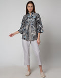 Arjuna Weda Blouse Batik Daun Waru