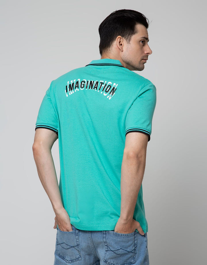 Nevada Short Sleeve Polo Shirt Jersey Print