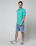 Nevada Short Sleeve Polo Shirt Jersey Print