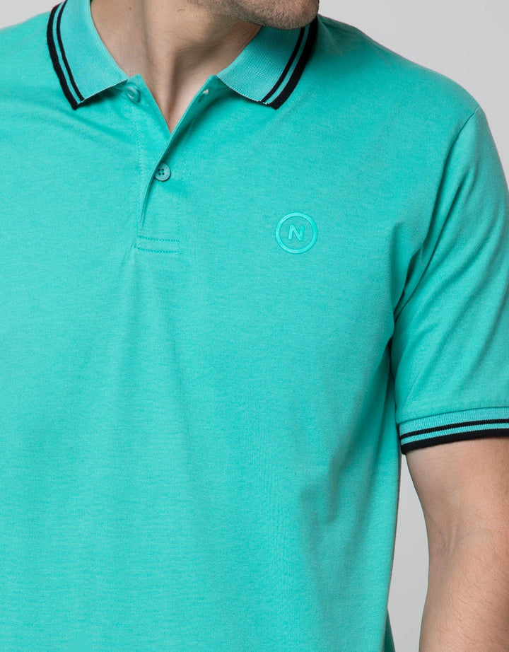 Nevada Short Sleeve Polo Shirt Jersey Print