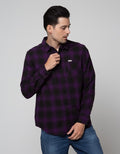 Nevada Long Sleeve Shirt Checked Flannel Print