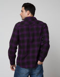 Nevada Long Sleeve Shirt Checked Flannel Print