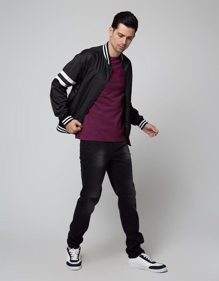 Nevada Nylon Varsity Jacket Men