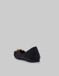 Details Stitches Ballerina Flat Shoes Wanita