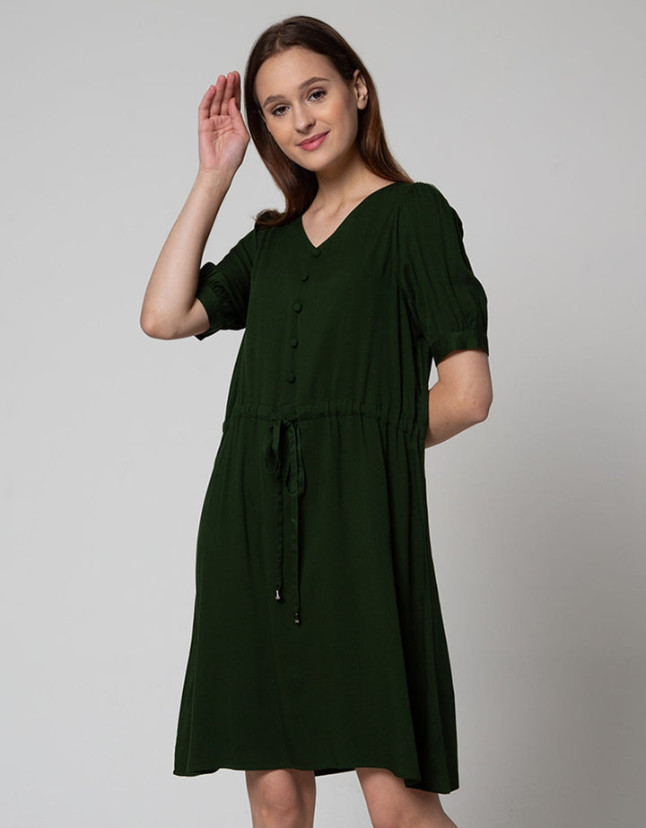 Connexion Natal Rayon Midi Dress Wanita