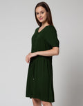 Connexion Natal Rayon Midi Dress Wanita