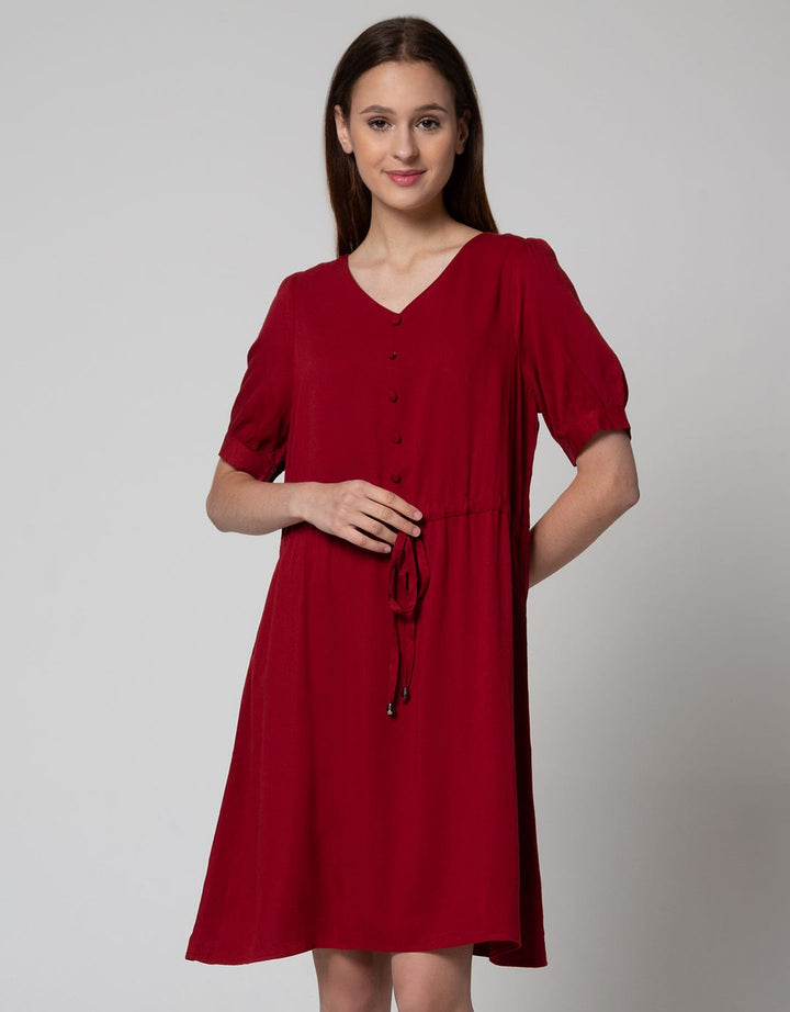 Connexion Natal Rayon Midi Dress Wanita
