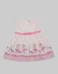 Pipiniko Short Sleeve Midi Dress Print Bordir Ballerina